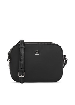 Torebka Tommy Hilfiger Poppy Th Crossover AW0AW15638 Czarny ze sklepu eobuwie.pl w kategorii Listonoszki - zdjęcie 181249341