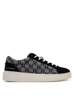 Sneakersy KARL LAGERFELD Flint II KL53323 Czarny ze sklepu eobuwie.pl w kategorii Buty sportowe męskie - zdjęcie 181249901
