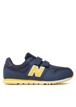 Sneakersy New Balance PV500NH1 Granatowy ze sklepu eobuwie.pl w kategorii Buty sportowe dziecięce - zdjęcie 181250044