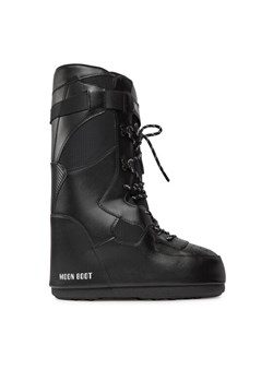 Śniegowce Moon Boot Sneaker High 14028300001 Czarny ze sklepu eobuwie.pl w kategorii Śniegowce damskie - zdjęcie 181250134