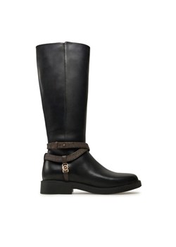 Kozaki MICHAEL Michael Kors Abigail Leather Riding Boot 40F4ABMB7L Czarny ze sklepu eobuwie.pl w kategorii Kozaki damskie - zdjęcie 181250182