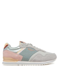 Sneakersy Pepe Jeans PLS40045 Szary ze sklepu eobuwie.pl w kategorii Buty sportowe damskie - zdjęcie 181250203