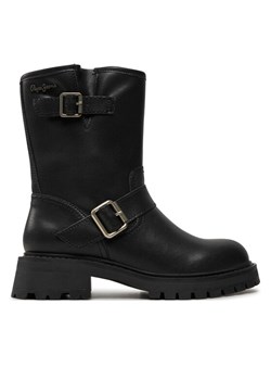Botki Pepe Jeans PLS50567 Czarny ze sklepu eobuwie.pl w kategorii Botki - zdjęcie 181250271