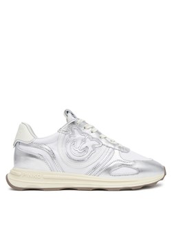 Sneakersy PINKO Zoe 01 SS0087P085 Srebrny ze sklepu eobuwie.pl w kategorii Buty sportowe damskie - zdjęcie 181250290