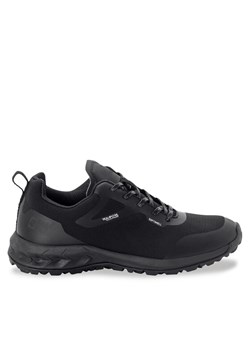 Trekkingi Jack Wolfskin Woodland Shell Texapore Low 4053841 Czarny ze sklepu eobuwie.pl w kategorii Buty trekkingowe damskie - zdjęcie 181250573