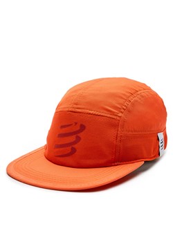 Czapka z daszkiem Compressport 5 Panel Light Cap CU00097B Czerwony ze sklepu eobuwie.pl w kategorii Czapki z daszkiem męskie - zdjęcie 181250603