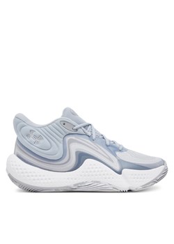 Sneakersy Under Armour UA Spawn 6 Mid 3027647 Szary ze sklepu eobuwie.pl w kategorii Buty sportowe męskie - zdjęcie 181250711