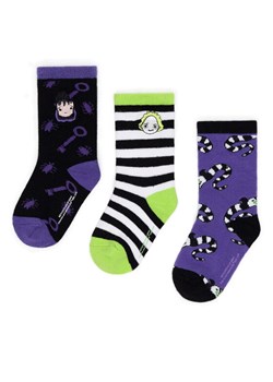 Skarpety BEETLEJUICE ACCCS-AW24-324WBBJ Kolorowy ze sklepu eobuwie.pl w kategorii Skarpetki dziecięce - zdjęcie 181251120