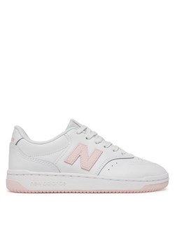 Sneakersy New Balance BBW80PNK Biały ze sklepu eobuwie.pl w kategorii Buty sportowe damskie - zdjęcie 181251804