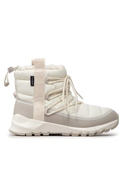 Śniegowce The North Face Thermoball Lace Up Wp NF0A5LWD32F1 Écru ze sklepu eobuwie.pl w kategorii Śniegowce damskie - zdjęcie 181252302