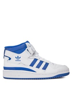 Sneakersy adidas Forum Mid FZ2085 Biały ze sklepu eobuwie.pl w kategorii Buty sportowe dziecięce - zdjęcie 181252430