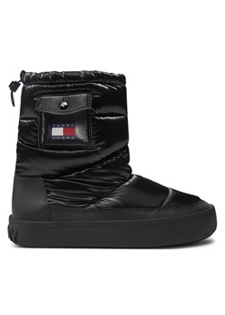 Śniegowce Tommy Jeans EN0EN02642 Czarny ze sklepu eobuwie.pl w kategorii Śniegowce damskie - zdjęcie 181252841