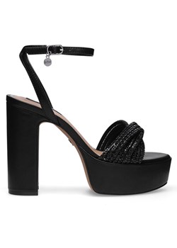 Sandały Nine West WFA2736-1 Czarny ze sklepu eobuwie.pl w kategorii Sandały damskie - zdjęcie 181252880