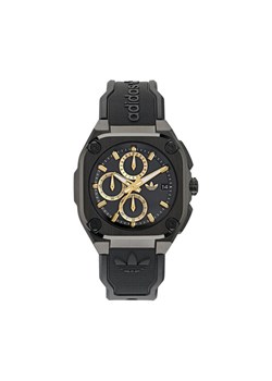 Zegarek adidas Originals City Tech Three Chrono AOFH24020 Czarny ze sklepu eobuwie.pl w kategorii Zegarki - zdjęcie 181252950