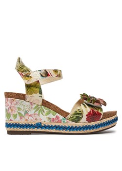 Espadryle Laura Vita Facyo 80 Beżowy ze sklepu eobuwie.pl w kategorii Sandały damskie - zdjęcie 181253084