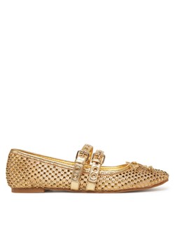 Baleriny Guess FLJKNN FAB02 Złoty - id: 0000304887178 - marki Guess - 181253193 Baleriny Guess FLJKNN FAB02 Złoty ze sklepu eobuwie.pl w kategorii Balerinki - zdjęcie 181253193