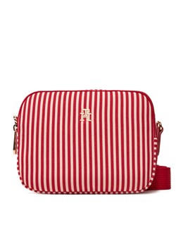 Torebka Tommy Hilfiger Poppy Summer Camera Bag AW0AW17231 Czerwony ze sklepu eobuwie.pl w kategorii Listonoszki - zdjęcie 181253194