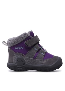Trekkingi Keen Knotch Chukka 1026816 Fioletowy ze sklepu eobuwie.pl w kategorii Buciki niemowlęce - zdjęcie 181253821