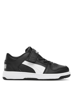 Sneakersy Puma Rebound Layup Lo Sl V Ps 370492 02 Czarny ze sklepu eobuwie.pl w kategorii Buty sportowe dziecięce - zdjęcie 181253834