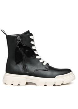 Kozaki Geox J Junette Girl J36HVG 000BC C9B1P S Czarny ze sklepu eobuwie.pl w kategorii Buty zimowe dziecięce - zdjęcie 181254000