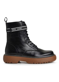 Botki Pepe Jeans PLS50503 Czarny ze sklepu eobuwie.pl w kategorii Workery damskie - zdjęcie 181254763