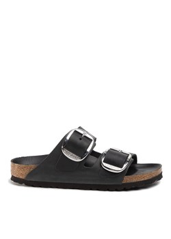Klapki Birkenstock Arizona Big Buckle 1011075 Czarny ze sklepu eobuwie.pl w kategorii Klapki damskie - zdjęcie 181254813