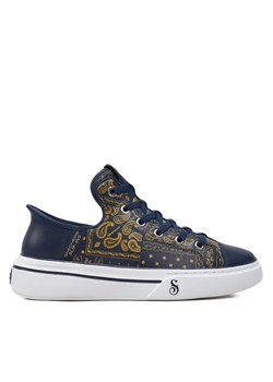 Sneakersy Skechers Snoop One-Double G 251017/NVY Granatowy ze sklepu eobuwie.pl w kategorii Trampki męskie - zdjęcie 181254971