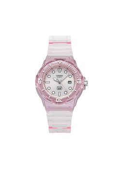 Zegarek Casio Lady Translucent LRW-200HS-4EVEF Różowy ze sklepu eobuwie.pl w kategorii Zegarki - zdjęcie 181255472