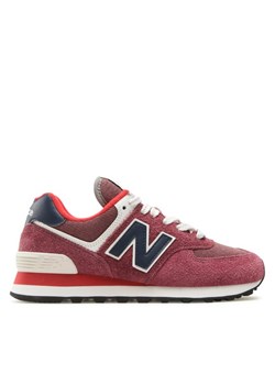Sneakersy New Balance U574RX2 Bordowy ze sklepu eobuwie.pl w kategorii Buty sportowe męskie - zdjęcie 181255572