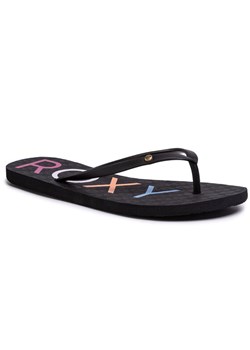 Japonki Roxy ARJL100876 Czarny ze sklepu eobuwie.pl w kategorii Klapki damskie - zdjęcie 181255624