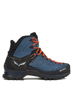 Trekkingi Salewa Ms Mtn Trainer Mid Gtx GORE-TEX 63458-8669 Granatowy ze sklepu eobuwie.pl w kategorii Buty trekkingowe męskie - zdjęcie 181255764