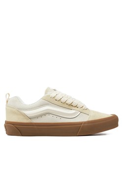 Tenisówki Vans Knu Skool VN0009QCDBS1 Beżowy ze sklepu eobuwie.pl w kategorii Trampki damskie - zdjęcie 181255943