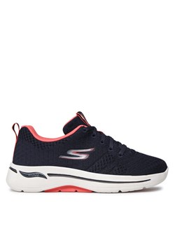 Sneakersy Skechers Unify 124403/NVCL Granatowy ze sklepu eobuwie.pl w kategorii Buty sportowe damskie - zdjęcie 181256350