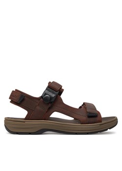 Sandały Clarks Saltway Trail 26176905 Brązowy ze sklepu eobuwie.pl w kategorii Sandały męskie - zdjęcie 181256493
