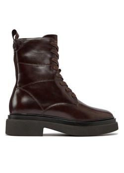 Botki Gant Zandrin Mid Boot 27541381 Brązowy ze sklepu eobuwie.pl w kategorii Workery damskie - zdjęcie 181256561