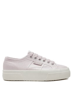 Tenisówki Superga Platform Pearl Matte Canv 2740 S21362W Fioletowy ze sklepu eobuwie.pl w kategorii Trampki damskie - zdjęcie 181256763