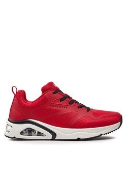 Sneakersy Skechers Tres-Air Uno-Revolution-Airy 183070/RED Czerwony ze sklepu eobuwie.pl w kategorii Buty sportowe męskie - zdjęcie 181256850