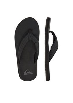 Japonki Quiksilver 808416 Czarny ze sklepu eobuwie.pl w kategorii Klapki męskie - zdjęcie 181256940
