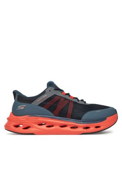 Buty do biegania Skechers Max Cushioning Glide-Step-Aberdeen 220422/NVOR Granatowy ze sklepu eobuwie.pl w kategorii Buty sportowe męskie - zdjęcie 181257174
