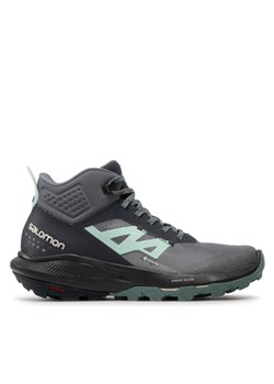 Trekkingi Salomon Outpulse Mid Gtx W GORE-TEX 470672 20 V0 Szary ze sklepu eobuwie.pl w kategorii Buty trekkingowe damskie - zdjęcie 181257271