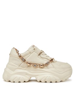 Sneakersy Buffalo Bliss Chain 1636295 Écru - id: 0000305200525 - marki Buffalo - 181257353 Sneakersy Buffalo Bliss Chain 1636295 Écru ze sklepu eobuwie.pl w kategorii Buty sportowe damskie - zdjęcie 181257353
