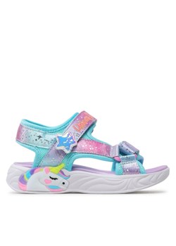 Sandały Skechers Majestic Bliss 302682L/PRMT Kolorowy ze sklepu eobuwie.pl w kategorii Sandały dziecięce - zdjęcie 181257371