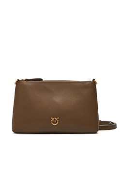 Torebka PINKO Flat Horizontal Mini PE 25 PCPL 104277 A0F1 Khaki ze sklepu eobuwie.pl w kategorii Listonoszki - zdjęcie 181257420