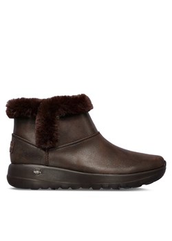 Botki Skechers On-The-Go Joy Endeavor 144013/CHOC Brązowy ze sklepu eobuwie.pl w kategorii Botki - zdjęcie 181257671