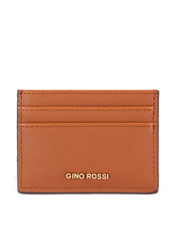 Etui na karty kredytowe Gino Rossi QYL0023 Brązowy ze sklepu eobuwie.pl w kategorii Portfele damskie - zdjęcie 181257744