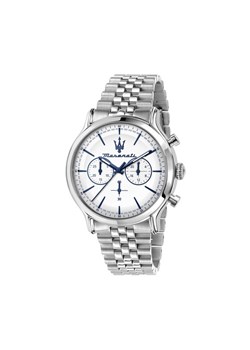 Zegarek Maserati Epoca R8873618034 Srebrny ze sklepu eobuwie.pl w kategorii Zegarki - zdjęcie 181257831