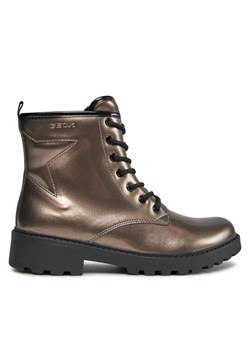 Trapery Geox Jr Casey J9420G 000HH C9247 D Złoty ze sklepu eobuwie.pl w kategorii Workery damskie - zdjęcie 181258022