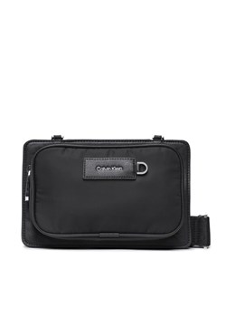 Saszetka Calvin Klein Elevated Multi Zip Xbody K50K510213 Czarny ze sklepu eobuwie.pl w kategorii Saszetki - zdjęcie 181258033