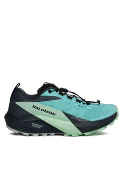 Buty do biegania Salomon Sense Ride 5 Gore-Tex L47216000 Niebieski ze sklepu eobuwie.pl w kategorii Buty sportowe damskie - zdjęcie 181258250