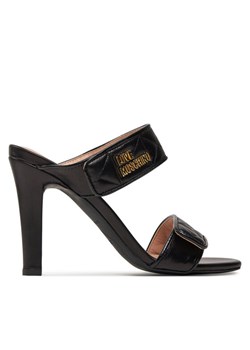 Klapki LOVE MOSCHINO JA2835AG0IIE0000 Czarny ze sklepu eobuwie.pl w kategorii Klapki damskie - zdjęcie 181258263